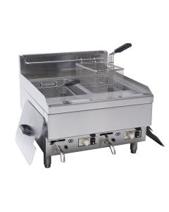  Gasmax Countertop 2x10L LPG Fryer JUS-TRC-2LPG