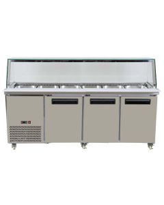 2NDs: Thermaster Cold Salad & Noodle Bar 6x1/1 GN Pans - PG210FA-YG-NZ10/13