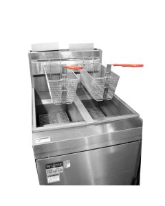 Frymax Superfast LPG Gas Tube Twin Vat Fryer - RC400TELPG