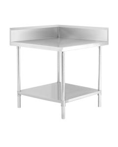 WBCB6-0600/A - Corner Workbench with 150mm Splashback & Undershelf