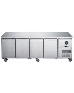 FED-X S/S Four Door Bench Fridge - XUB7C22S4V