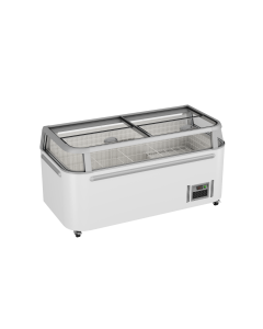 Thermaster Supermarket Island Freezer with Glass Sliding Lids ZCD-E185G