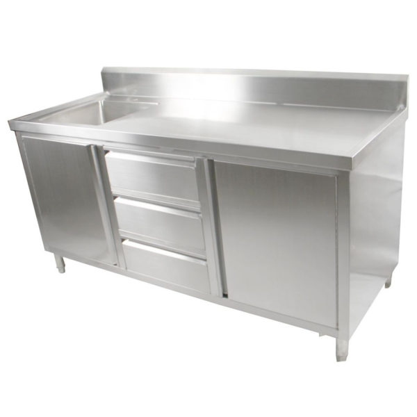 SC-7-1800L-H CABINET WITH LEFT SINK actual