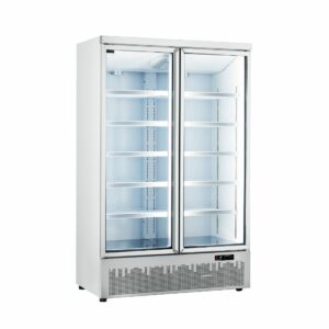 Double glass door colourbond upright drink fridge bottom mounted - LG-1000GBM