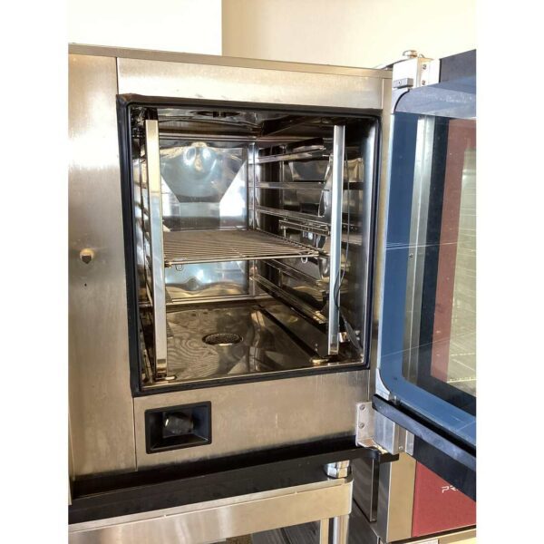 2NDs: Fagor 6 trays electric advance plus touchscreen control combi oven APE-061 front open closer