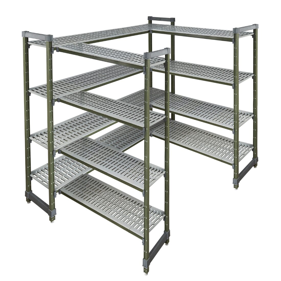 The Modular Systems Stainless Steel Over Shelf, crafted from 1.0mm thick 304-grade stainless steel, is a durable and versatile addition to any commercial kitchen. Its stainless steel legs and roun